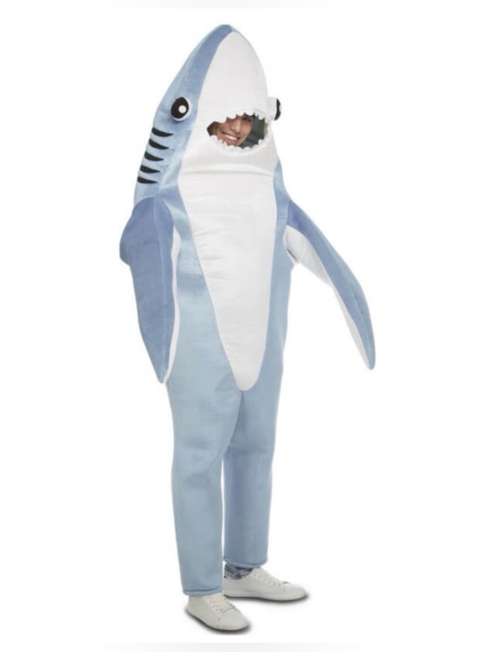 Shark Adult Costume, Men Size Large-XLarge, most realistic and authentic